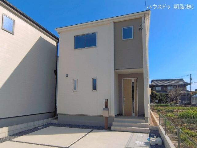 愛知県岩倉市八剱町郷の新築戸建て完成写真 2026年3月26日撮影