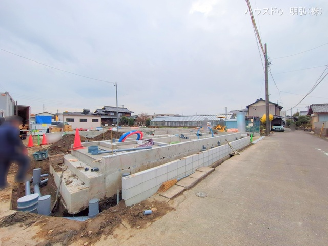愛知県岩倉市八剱町郷の新築戸建て基礎写真 2025年12月16日撮影