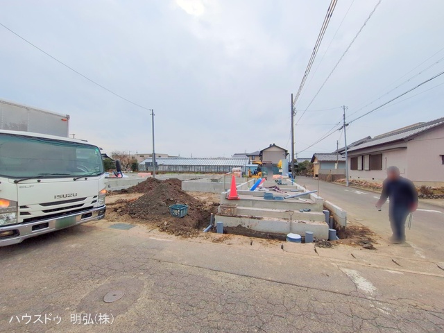愛知県岩倉市八剱町郷の新築戸建て基礎写真 2025年12月16日撮影