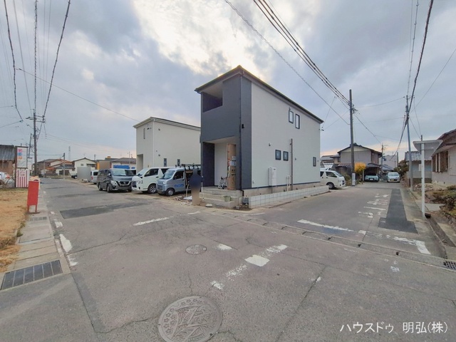 愛知県岩倉市八剱町郷の新築戸建て外構写真 2026年2月5日撮影