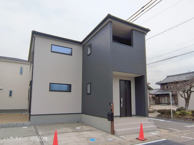 愛知県岩倉市八剱町郷の新築戸建て外構写真 2026年2月26日撮影