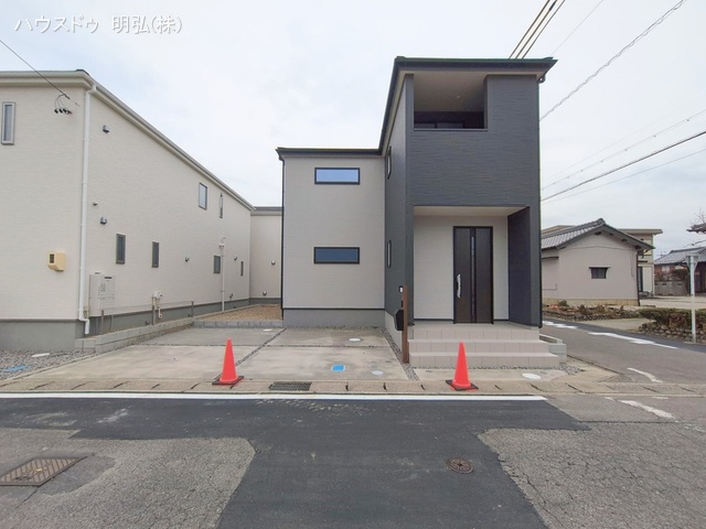 愛知県岩倉市八剱町郷の新築戸建て外構写真 2026年2月26日撮影