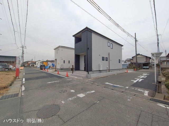 愛知県岩倉市八剱町郷の新築戸建て外構写真 2026年2月26日撮影