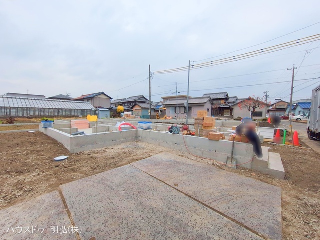 愛知県岩倉市八剱町郷の新築戸建て基礎写真 2025年12月16日撮影