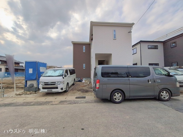 愛知県岩倉市八剱町郷の新築戸建て外構写真 2026年2月5日撮影