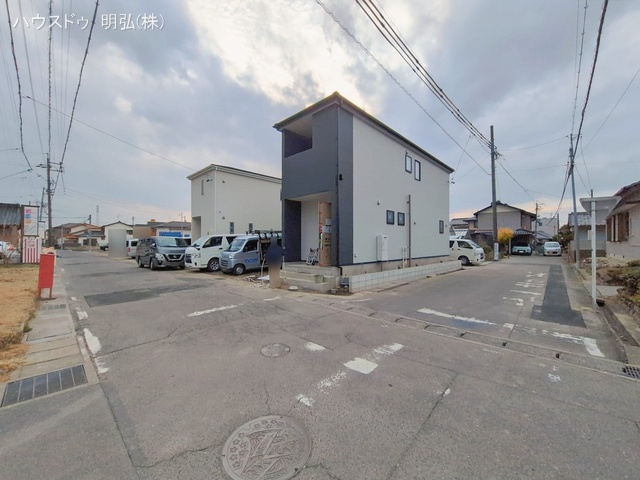 愛知県岩倉市八剱町郷の新築戸建て外構写真 2026年2月5日撮影