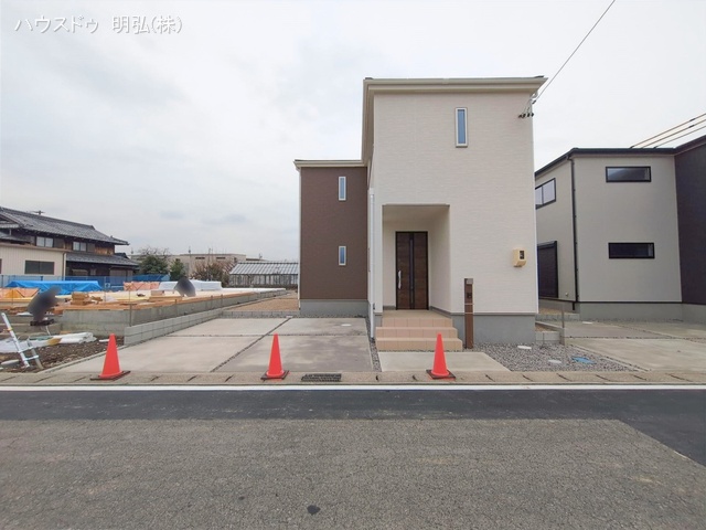 愛知県岩倉市八剱町郷の新築戸建て外構写真 2026年2月26日撮影