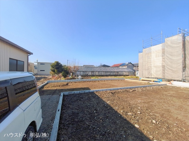 愛知県岩倉市八剱町郷の新築戸建て更地・土地写真 2026年1月15日撮影