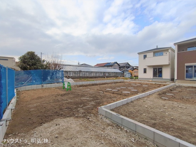 愛知県岩倉市八剱町郷の新築戸建て更地・土地写真 2026年2月5日撮影
