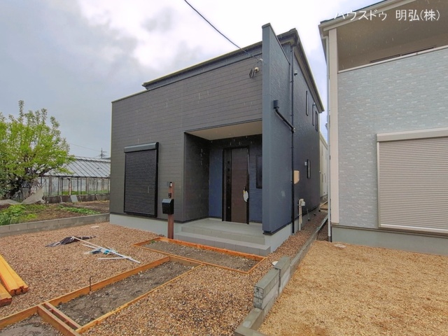 愛知県岩倉市八剱町郷の新築戸建て外構写真 2026年4月14日撮影