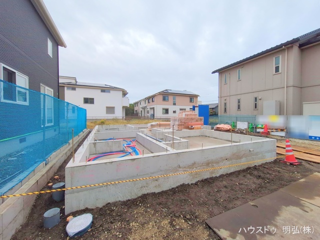愛知県北名古屋市久地野北浦の新築戸建て基礎写真 2025年10月21日撮影