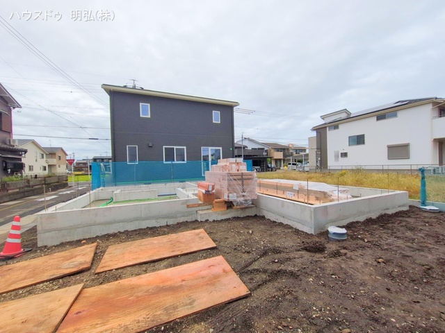 愛知県北名古屋市久地野北浦の新築戸建て基礎写真 2025年10月21日撮影