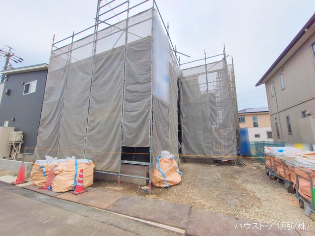 愛知県北名古屋市久地野北浦の新築戸建てシート写真 2025年11月12日撮影