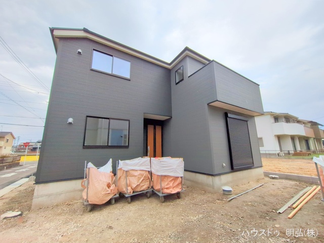 愛知県北名古屋市久地野北浦の新築戸建て外構写真 2025年12月7日撮影
