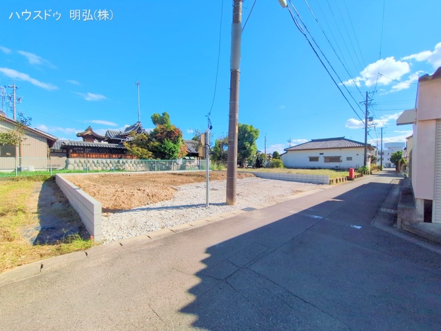 愛知県北名古屋市山之腰五条の新築戸建て更地・土地写真 2025年10月27日撮影