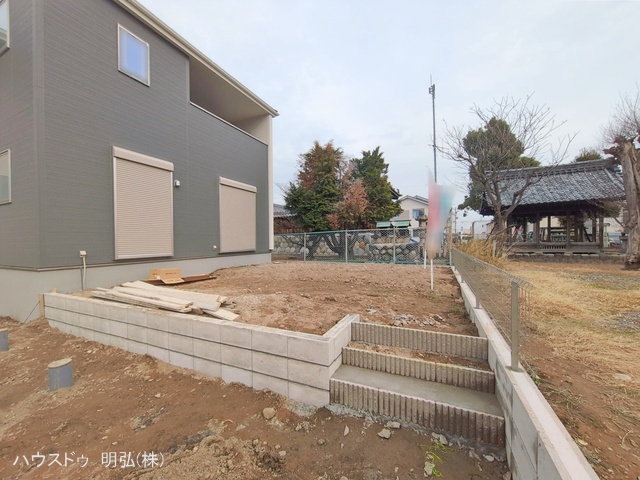 愛知県北名古屋市山之腰五条の新築戸建て外構写真 2026年1月14日撮影