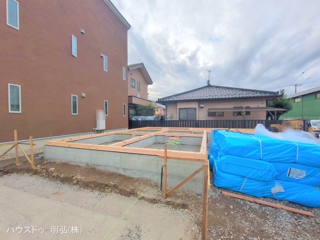 愛知県北名古屋市弥勒寺西３丁目の新築戸建て基礎写真 2025年11月3日撮影