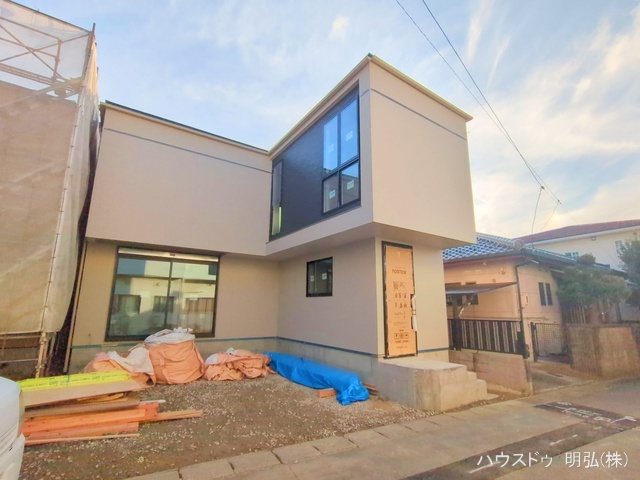 愛知県北名古屋市弥勒寺西３丁目の新築戸建て外構写真 2025年12月18日撮影