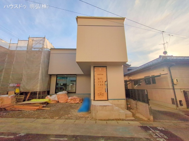 愛知県北名古屋市弥勒寺西３丁目の新築戸建て外構写真 2025年12月18日撮影