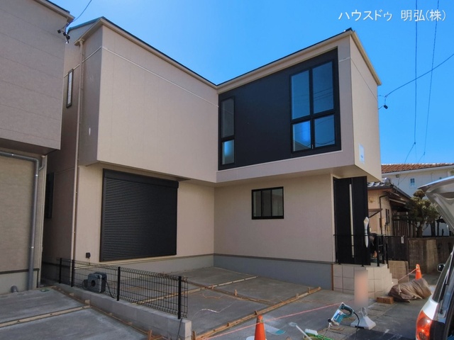 愛知県北名古屋市弥勒寺西３丁目の新築戸建て外構写真 2026年3月3日撮影