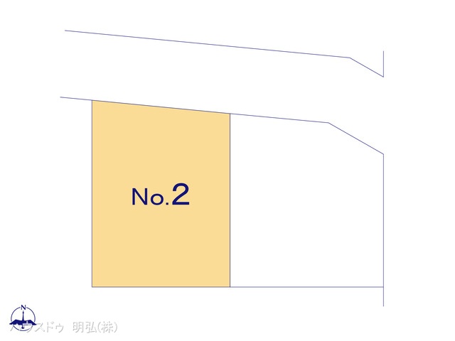 愛知県北名古屋市弥勒寺西３丁目の新築戸建て全体区画図 ※図面と異なる場合は現況を優先