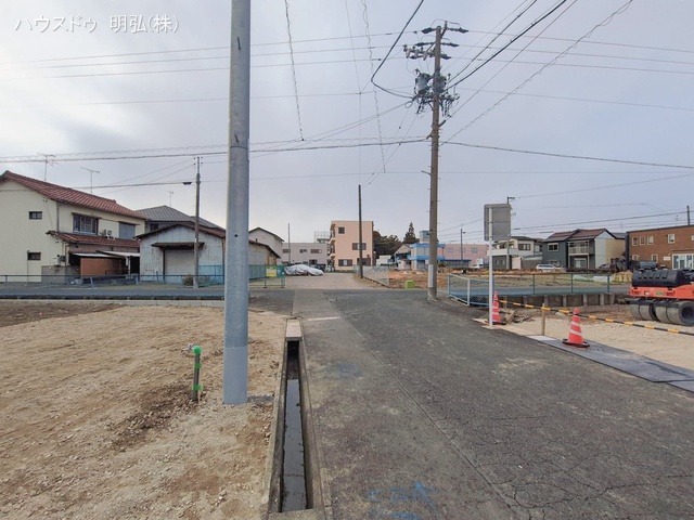 愛知県北名古屋市六ツ師松葉の新築戸建て更地・土地写真 2026年1月28日撮影