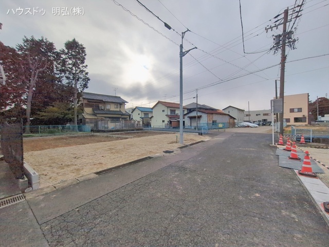 愛知県北名古屋市六ツ師松葉の新築戸建て更地・土地写真 2026年1月28日撮影