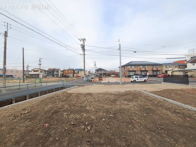 愛知県北名古屋市六ツ師松葉の新築戸建て更地・土地写真 2026年1月28日撮影