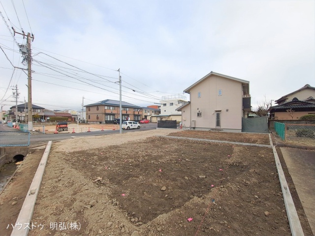愛知県北名古屋市六ツ師松葉の新築戸建て更地・土地写真 2026年1月28日撮影