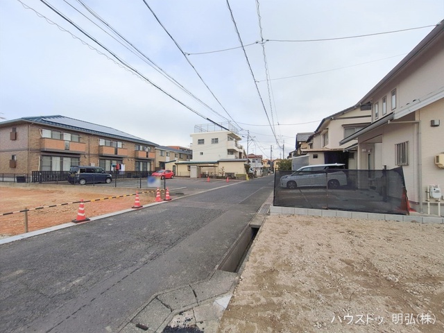 愛知県北名古屋市六ツ師松葉の新築戸建て更地・土地写真 2026年1月28日撮影