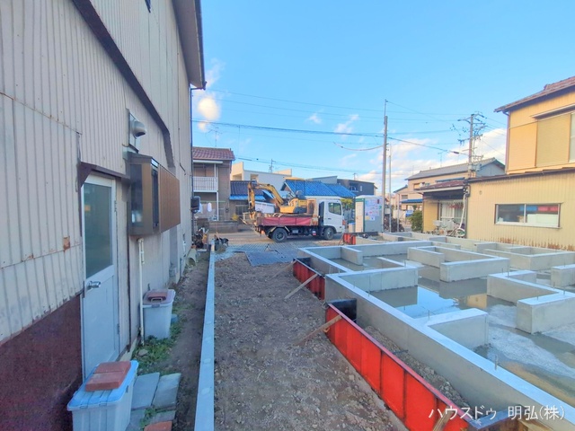 愛知県岩倉市鈴井町中島の新築戸建て基礎写真 2025年12月14日撮影