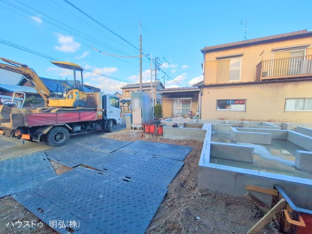 愛知県岩倉市鈴井町中島の新築戸建て基礎写真 2025年12月14日撮影