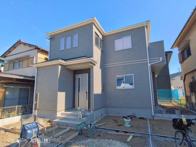 愛知県岩倉市鈴井町中島の新築戸建て外構写真 2026年2月25日撮影