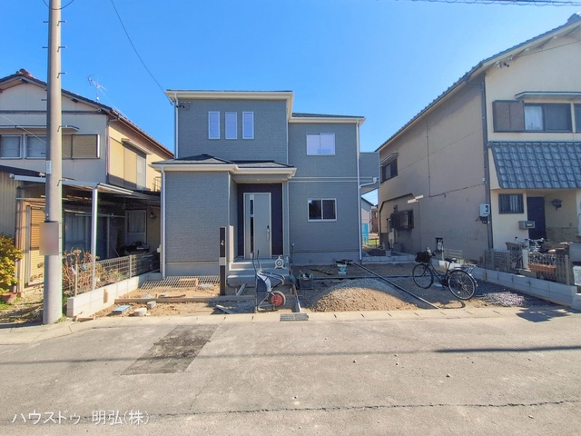 愛知県岩倉市鈴井町中島の新築戸建て外構写真 2026年2月25日撮影