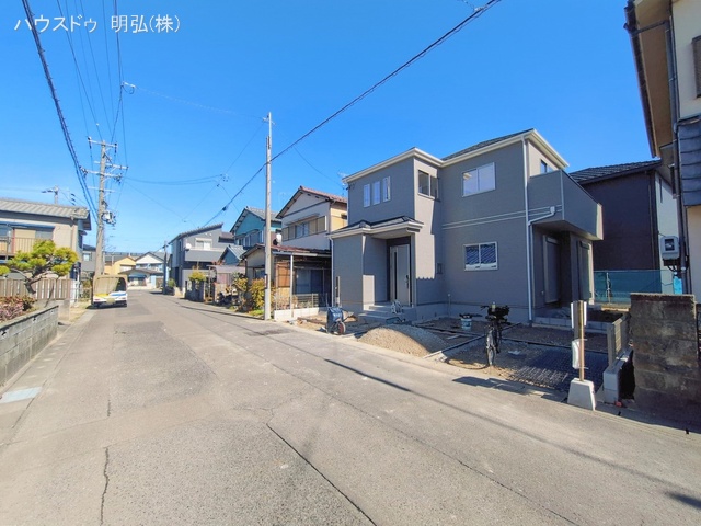 愛知県岩倉市鈴井町中島の新築戸建て外構写真 2026年2月25日撮影