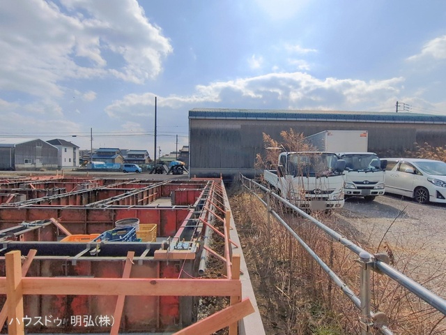 愛知県北名古屋市鍜治ケ一色西一丁目の新築戸建て基礎写真 2026年2月11日撮影