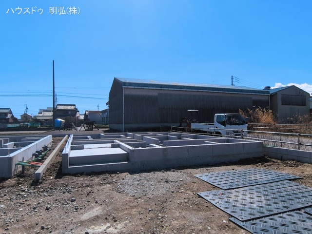 愛知県北名古屋市鍜治ケ一色西一丁目の新築戸建て基礎写真 2026年3月3日撮影