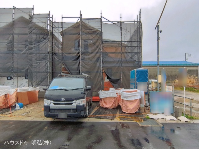 愛知県北名古屋市鍜治ケ一色西一丁目の新築戸建て上棟写真 2026年3月30日撮影