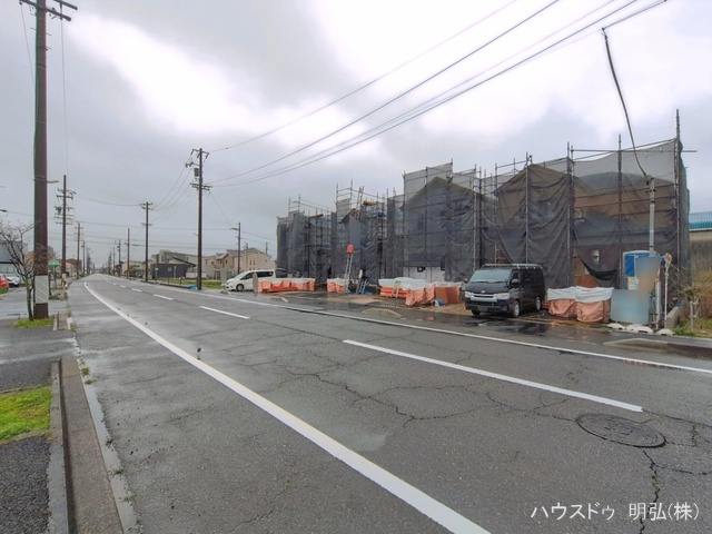 愛知県北名古屋市鍜治ケ一色西一丁目の新築戸建て上棟写真 2026年3月30日撮影