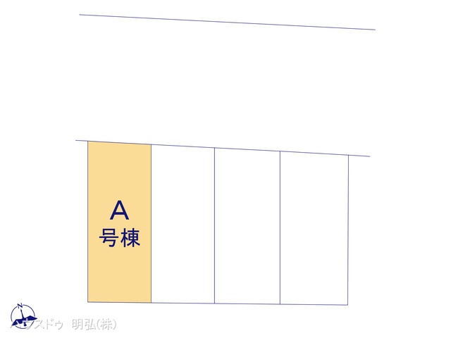 愛知県北名古屋市鍜治ケ一色西一丁目の新築戸建て全体区画図 ※図面と異なる場合は現況を優先