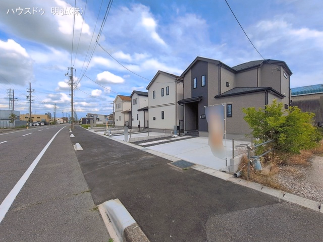 愛知県北名古屋市鍜治ケ一色西一丁目の新築戸建て完成写真 2026年6月17日撮影
