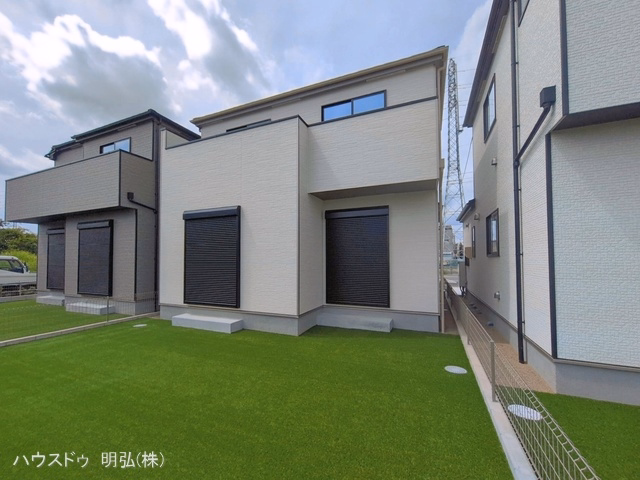 愛知県北名古屋市鍜治ケ一色西一丁目の新築戸建て完成写真 2026年6月17日撮影