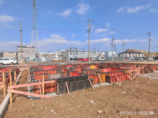 愛知県北名古屋市鍜治ケ一色西一丁目の新築戸建て基礎写真 2026年2月11日撮影