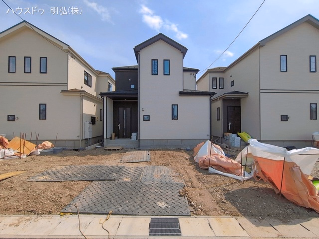 愛知県北名古屋市鍜治ケ一色西一丁目の新築戸建て外構写真 2026年5月11日撮影