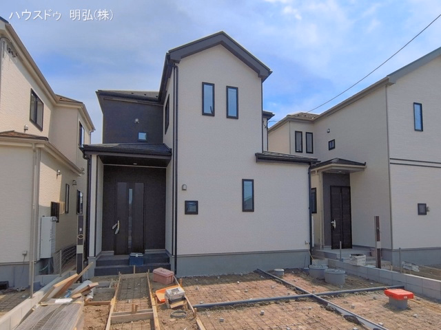 愛知県北名古屋市鍜治ケ一色西一丁目の新築戸建て外構写真 2026年5月25日撮影