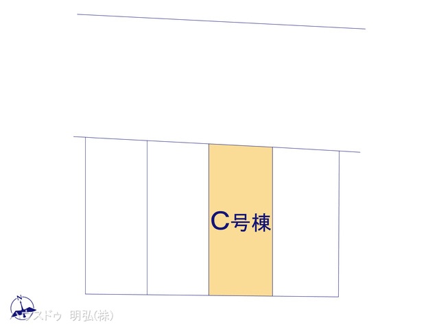 愛知県北名古屋市鍜治ケ一色西一丁目の新築戸建て全体区画図 ※図面と異なる場合は現況を優先