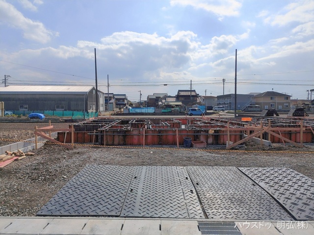 愛知県北名古屋市鍜治ケ一色西一丁目の新築戸建て基礎写真 2026年2月11日撮影