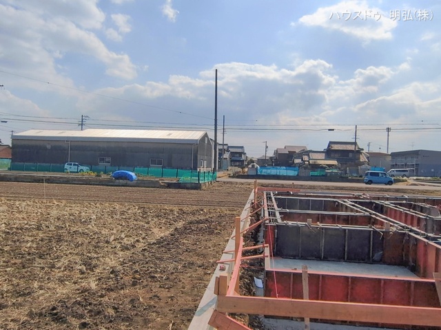 愛知県北名古屋市鍜治ケ一色西一丁目の新築戸建て基礎写真 2026年2月11日撮影