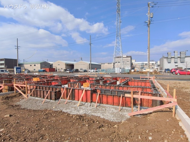 愛知県北名古屋市鍜治ケ一色西一丁目の新築戸建て基礎写真 2026年2月11日撮影