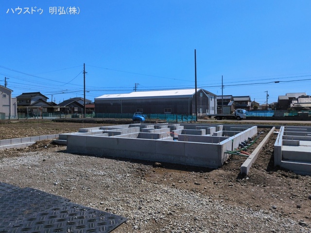 愛知県北名古屋市鍜治ケ一色西一丁目の新築戸建て基礎写真 2026年3月3日撮影